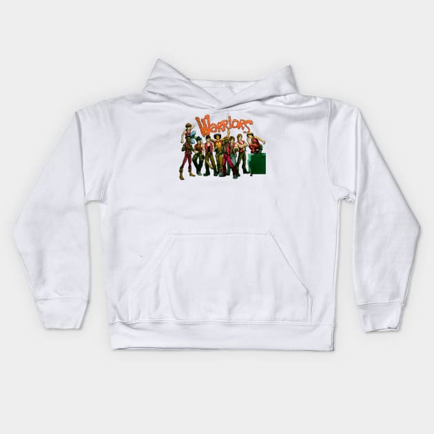 THE WARRIORS - ON THE WALL - TSHIRT Kids Hoodie by JMPrint